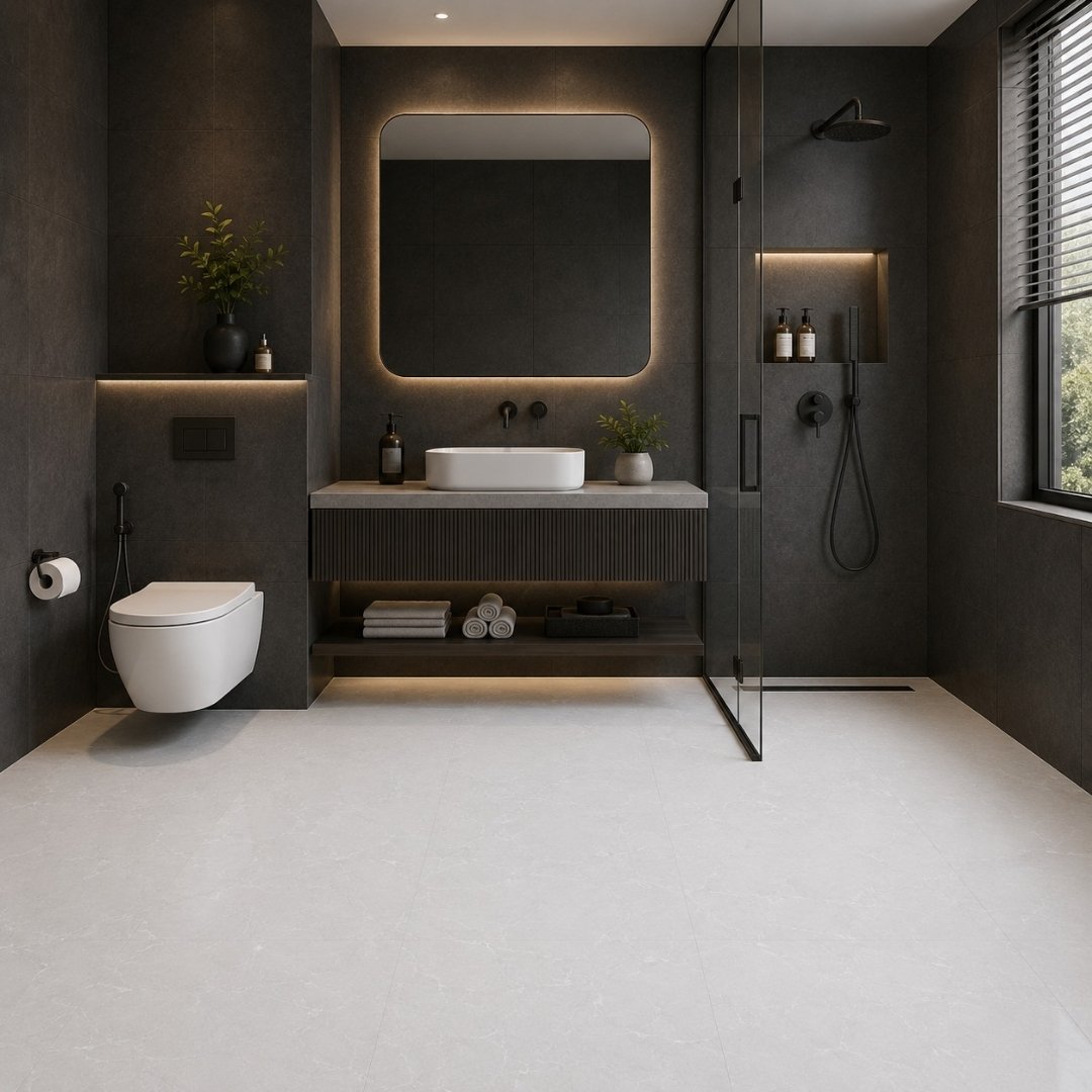 AL 6035 Marble & Stone Bathroom Tiles - My Home Studio